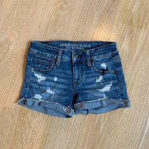 American eagle jean shorts